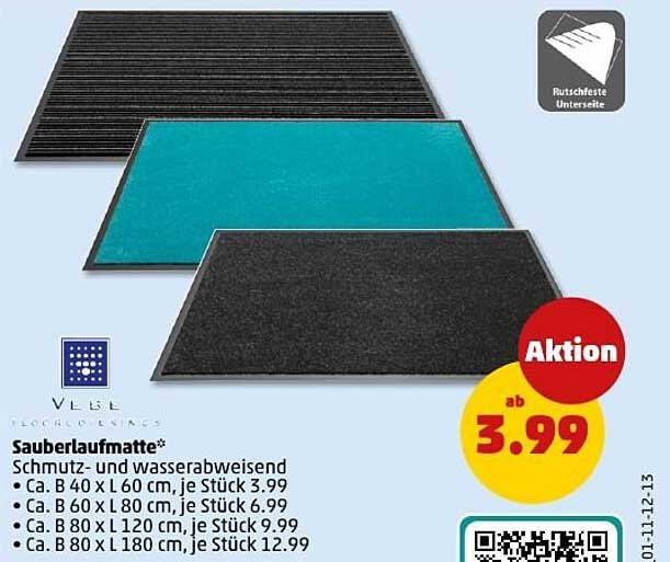 Sauberlaufmatte – Schmutz- und wasserabweisend