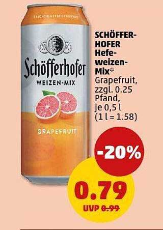 SCHÖFFERHOFER Hefeweizen-Mix Grapefruit