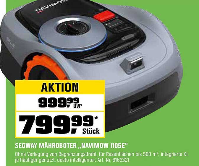 SEGWAY MÄHROBOTER „NAVIMOW I105E“