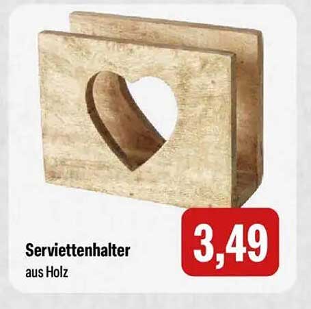 Serviettenhalter aus Holz