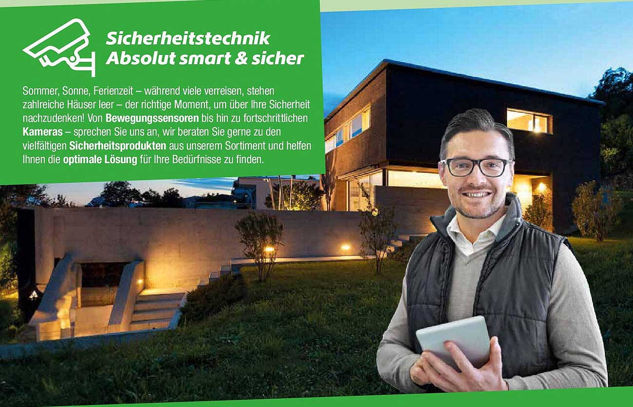 Sicherheitstechnik - Absolut smart & sicher