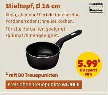 Stieltopf, Ø 16 cm von Berndes