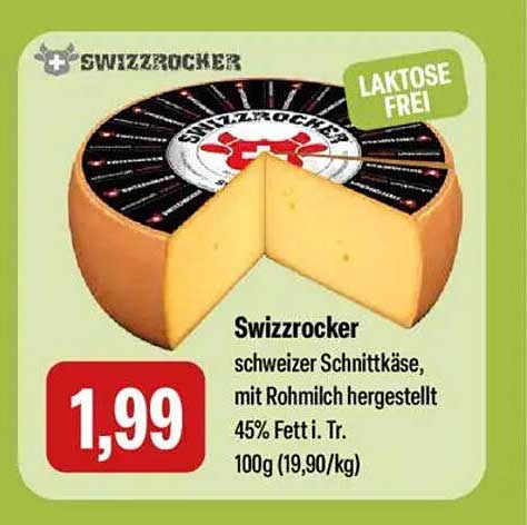 Swizzrocker Schweizer Schnittkäse, laktosefrei