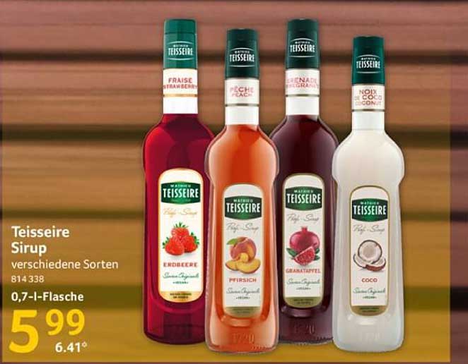 Teisseire Sirup - verschiedene Sorten