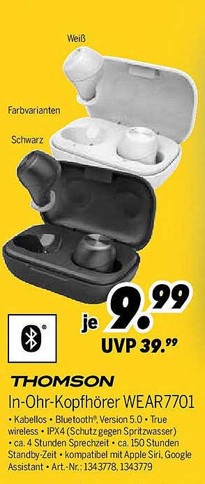 THOMSON In-Ohr-Kopfhörer WEAR7701