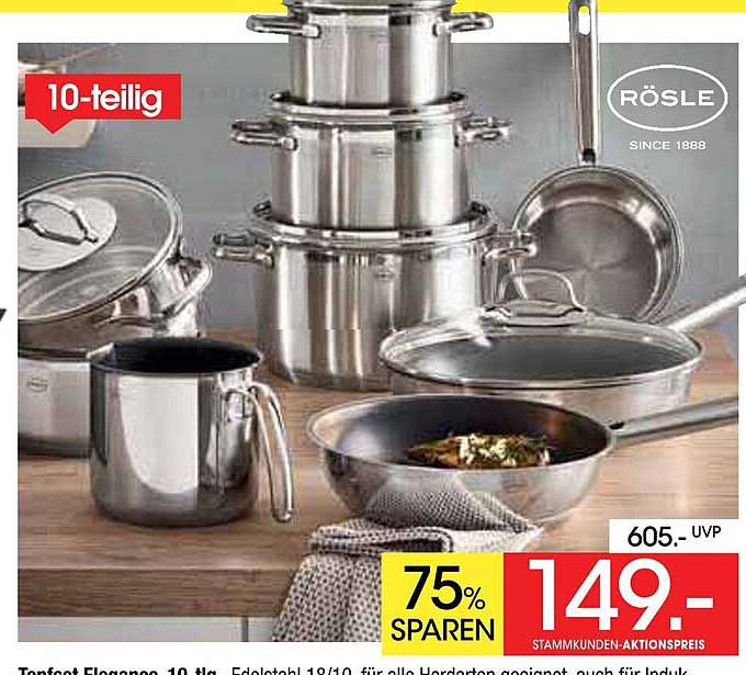Topfset Elegance 10 tlg.
