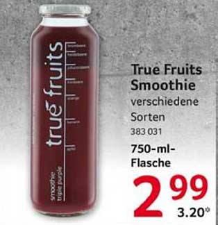 True Fruits Smoothie - verschiedene Sorten