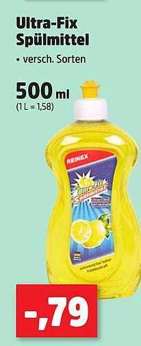 Ultra-Fix Spülmittel - verschiedene Sorten