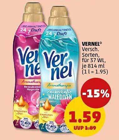 Vernel Aroma-Therapie Weichspüler – Zauberhafte Malediven