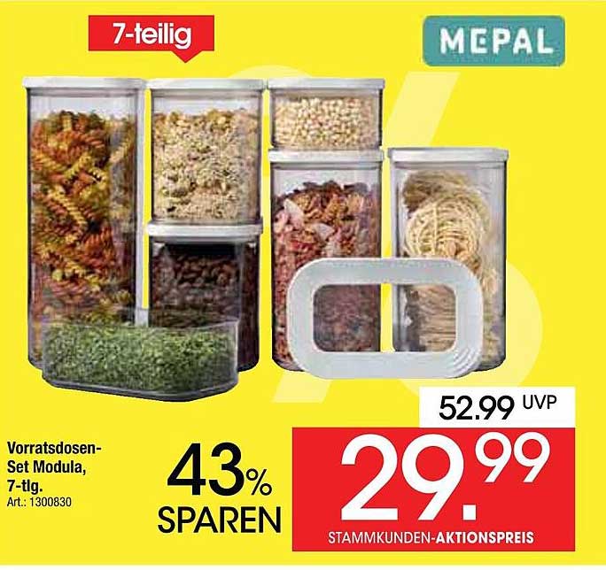 Vorratsdosen-Set Modula, 7-tlg.