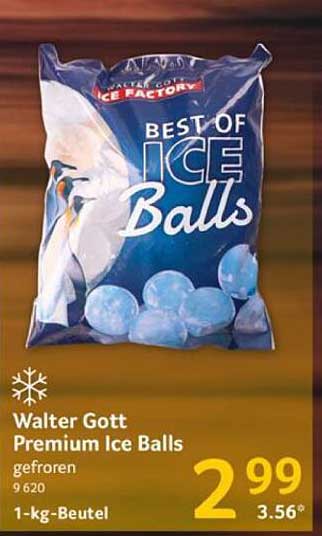 Walter Gott Premium Ice Balls 1-kg-Beutel