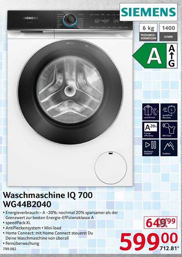 Waschmaschine IQ 700 WG44B2040 von Siemens