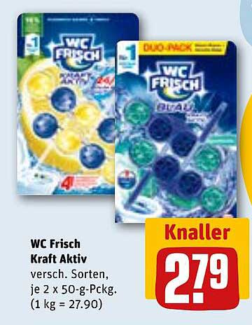 WC Frisch Kraft Aktiv 2 x 50-g-Päckchen