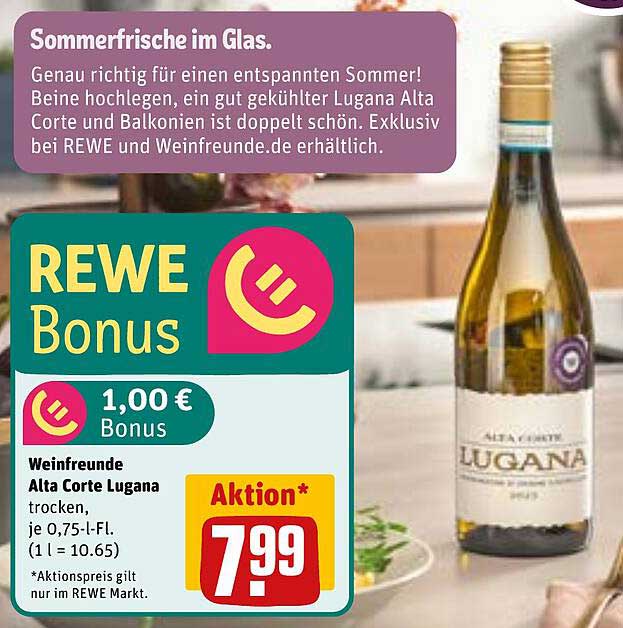 Weinfreunde Alta Corte Lugana trocken, 0,75 l-Fl.