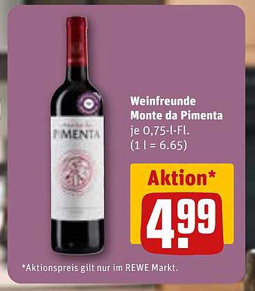 Weinfreunde Monte da Pimenta 0,75 L- Fl.
