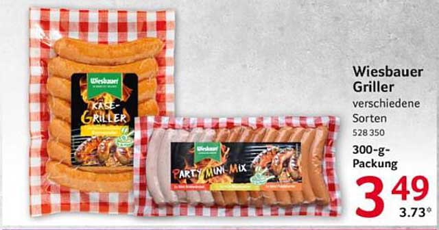 Wiesbauer Griller verschiedene Sorten 300-g-Packung