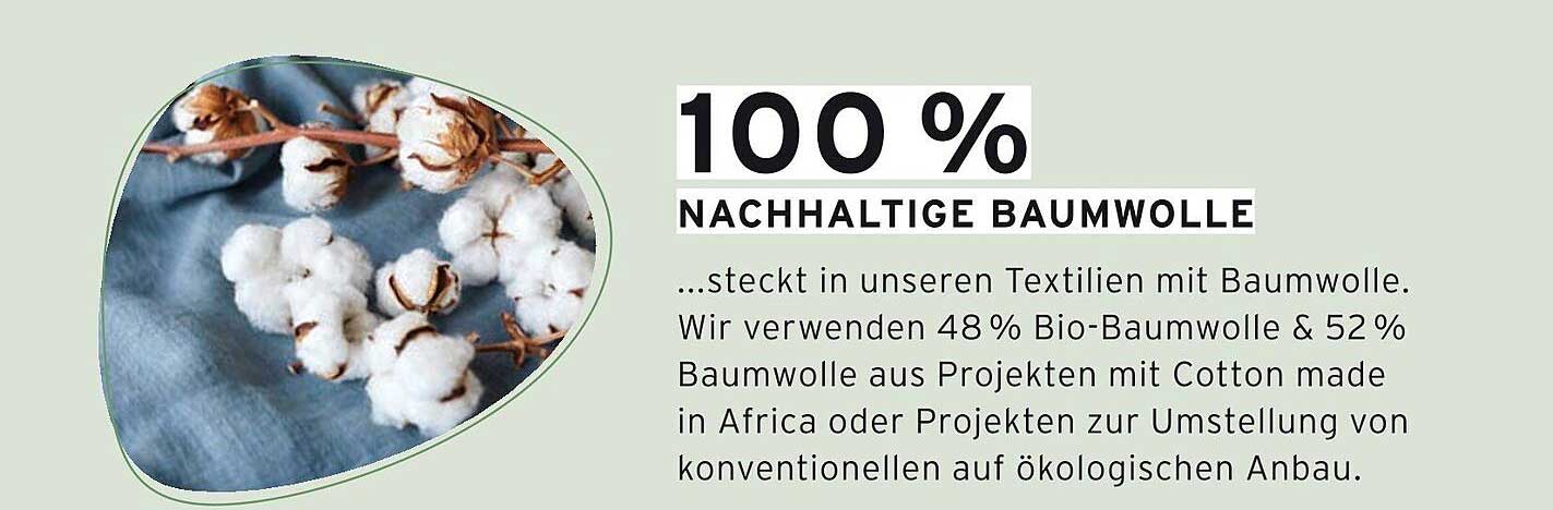 100 % Nachhaltige Baumwolle – Tchibo Angebote für umweltbewusste Käufer