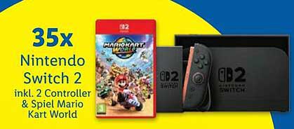 35x Nintendo Switch 2 inkl. 2 Controller & Spiel Mario Kart World