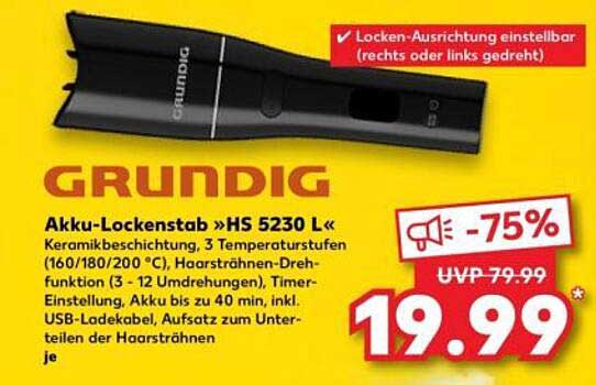 Akku-Lockenstab »HS 5230 L« von Grundig