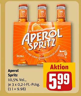 Aperol Spritz 3 x 0,2 l - Erfrischender Genuss