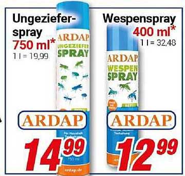 ARDAP Ungeziefer-Spray und Wespen-Spray