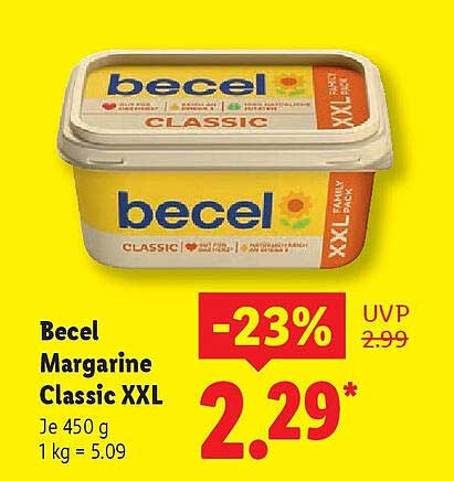 Becel Margarine Classic XXL 450 g