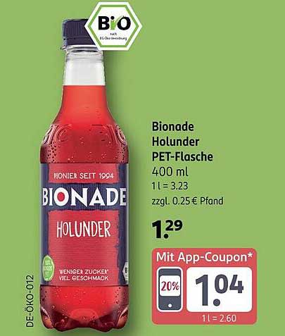 Bionade Holunder PET-Flasche 400 ml