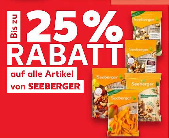 Bis zu 25 % Rabatt auf alle Artikel von SEEGERBERG