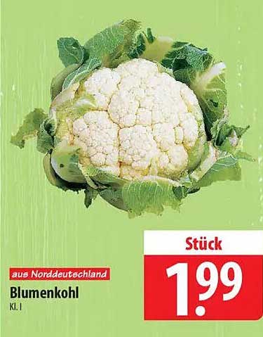 Blumenkohl aus Norddeutschland - frisch und lecker