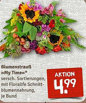 Blumenstrauß »My Time« – Verschiedene Sortierungen mit Floralife Schnittblumenahrung