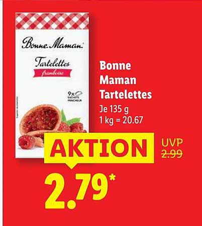 Bonne Maman Tartelettes 135 g