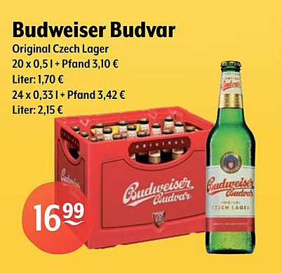 Budweiser Budvar - Original Czech Lager