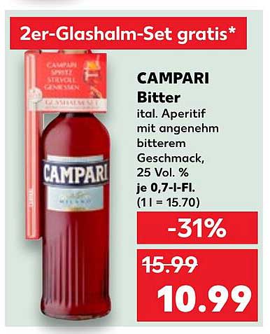 CAMPARI Bitter - Jetzt im Angebot!