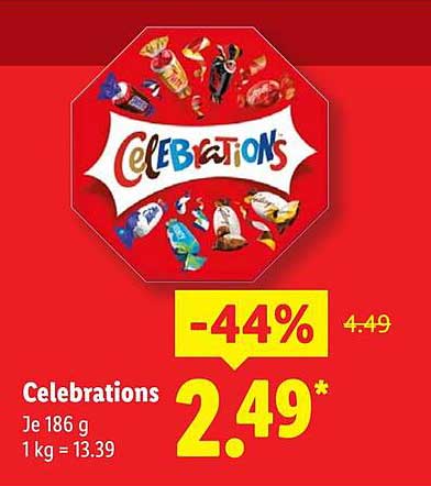 Celebrations Schokoladenmix 186 g