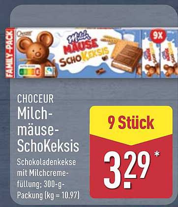 Choceur Milchmäuse-SchokoKekse