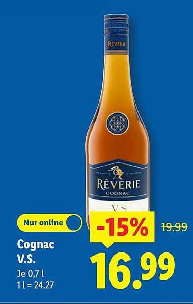 Cognac V.S. Réverie 0,7 l