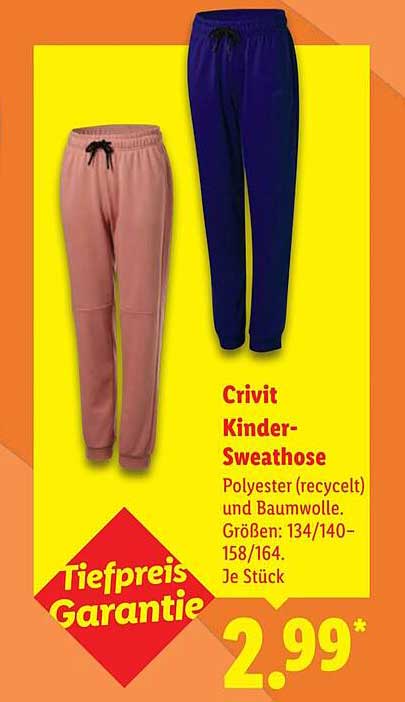 Crivit Kinder-Sweatbose