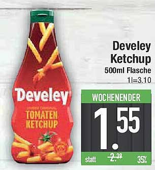 Develey Ketchup 500ml Flasche