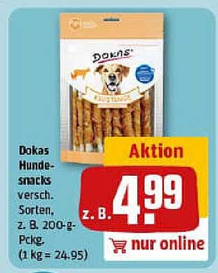 Dokas Hundesnacks verschiedene Sorten, 200 g – Jetzt nur 4,99 €