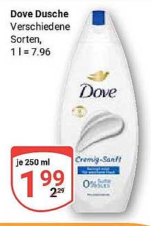 Dove Dusche - Verschiedene Sorten