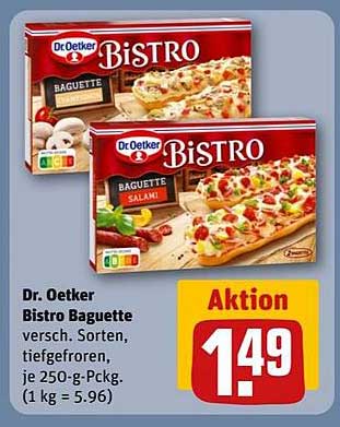 Dr. Oetker Bistro Baguette - verschiedene Sorten, tiefgefroren