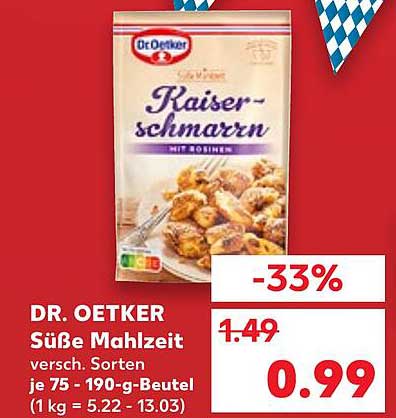 DR. OETKER Kaiserschmarrn mit Rosinen