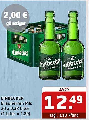 EINBECKER Brauherren Pils 20 x 0,33 Liter