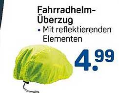 Fahrradhelm-Überzug mit reflektierenden Elementen