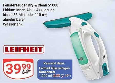 Fenstersauger Dry & Clean 51000