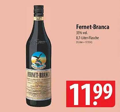 Fernet-Branca 0,7-Liter-Flasche