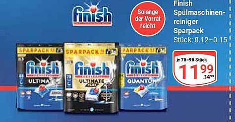 Finish Spülmaschinenreiniger Sparpack