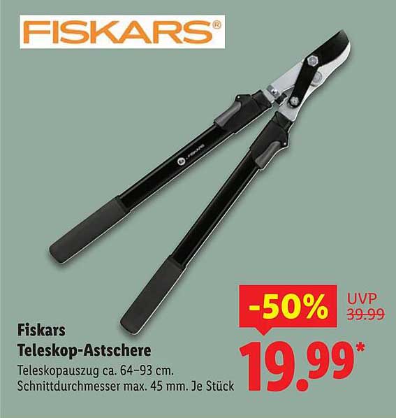 Fiskars Teleskop-Astscherte