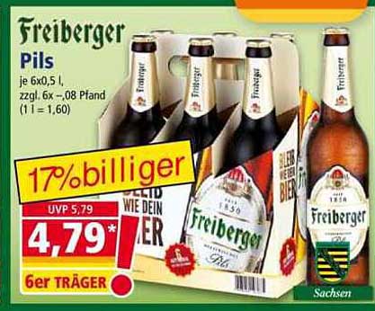 Freiberger Pils 6er Träger