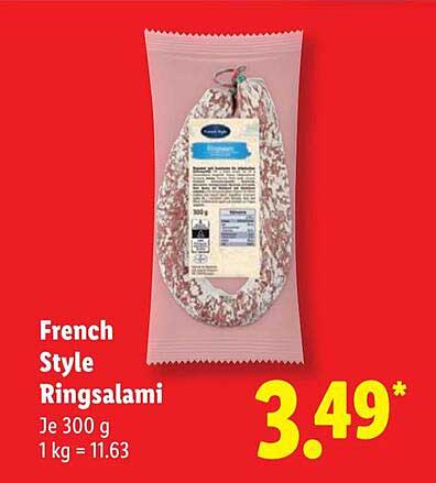 French Style Ringsalami 300 g